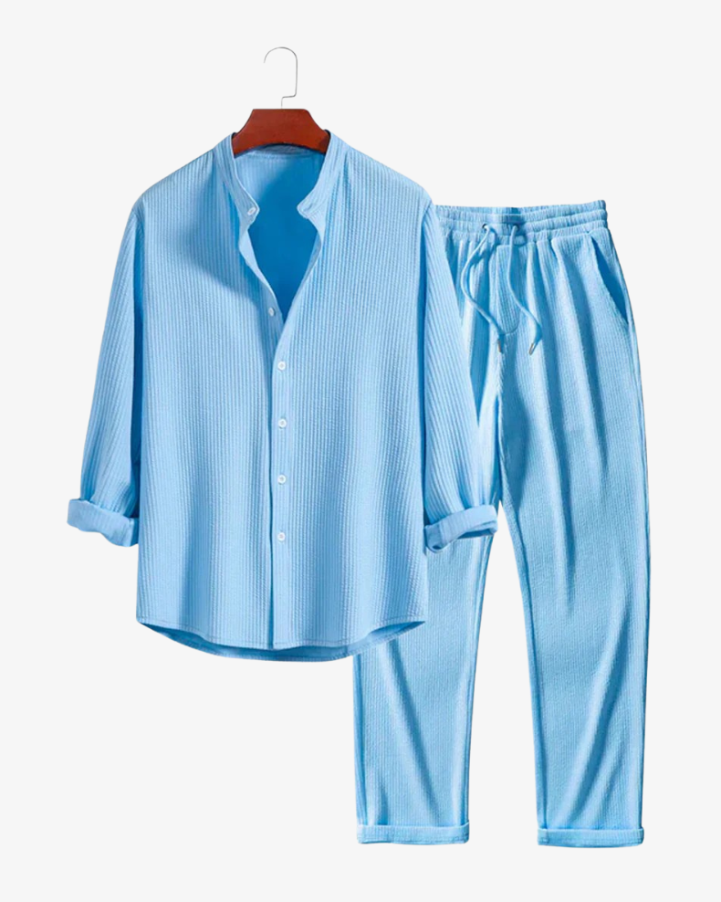 Zweiteiliges Herren-Set – Premium Schwarz